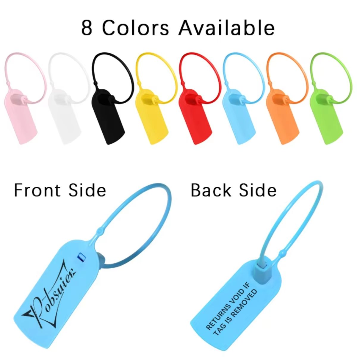 Custom Personalized Plastic Clothing Hang Tags